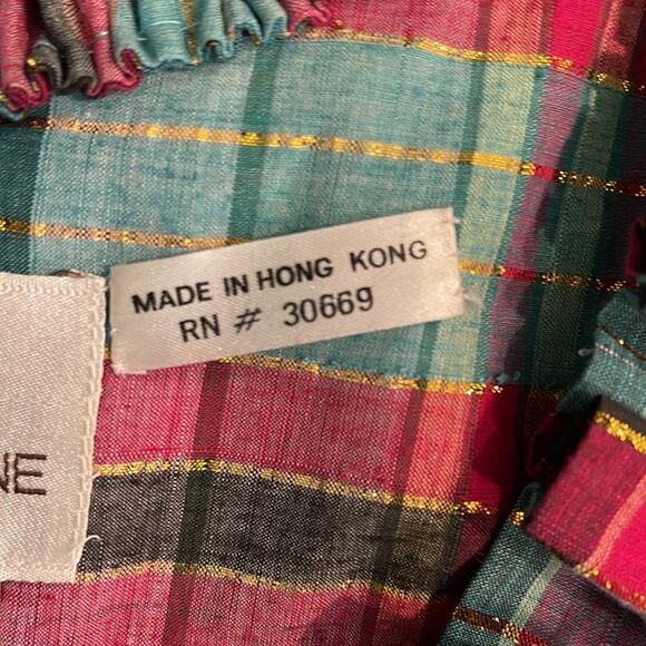 70’s Vintage Pat Sandler Leonard Sunshine Saks Fifth Ave Gown Sz 8 (Modern 4/6) - Picture 9 of 10